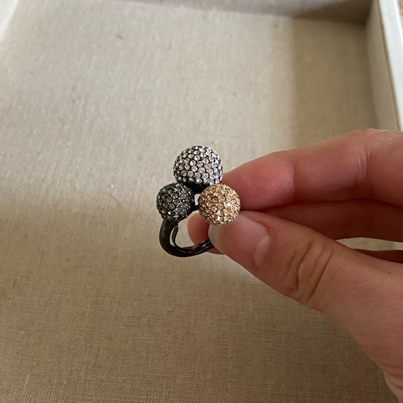 Stella & Dot Soirée Trio Ring - Picture 2 of 10